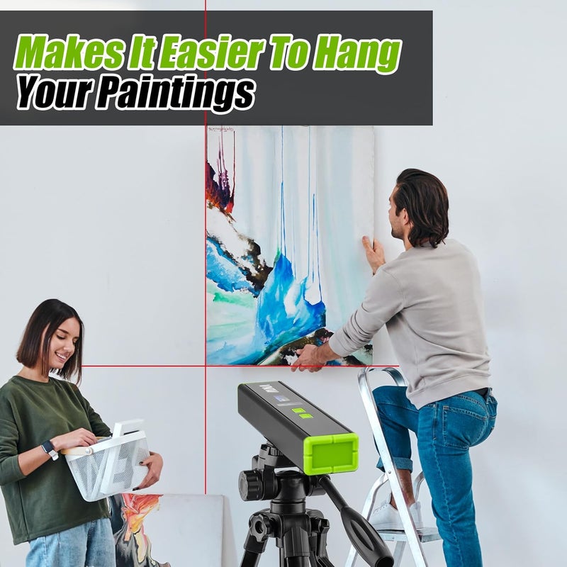 VNW Laser Level with 90°/180° Bubbles and Magnetic - Multipurpose and Portable Design - Lazer Leveler Tool for Hanging Picture Wall Writig Home Renovation - Image 5